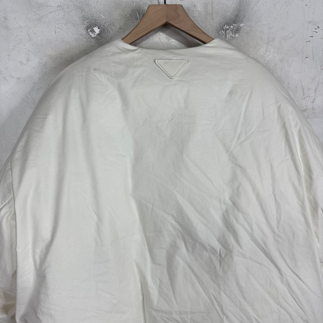 Prada White Down Pillow Jacket