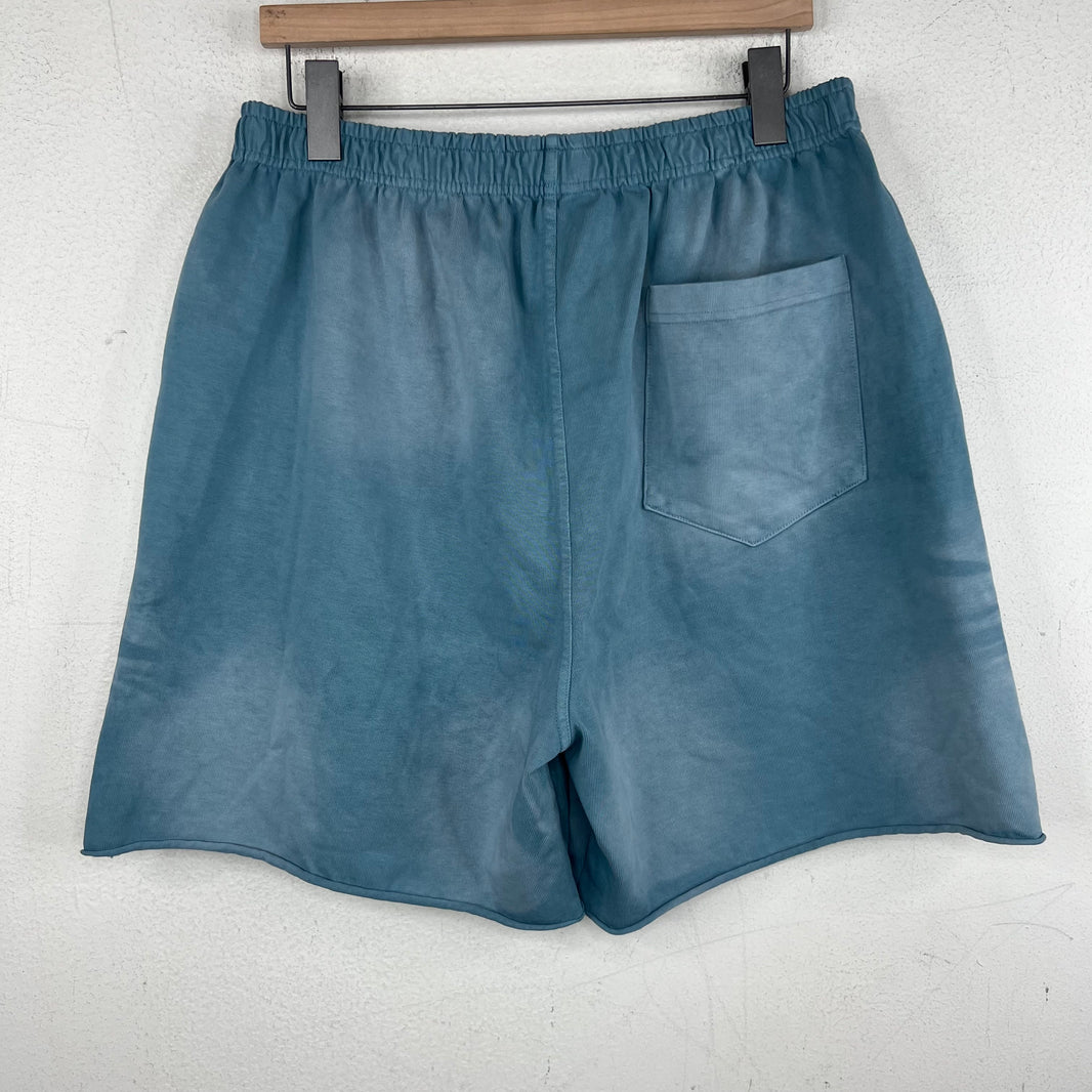 424 Blue Academy Crest Sweatshorts