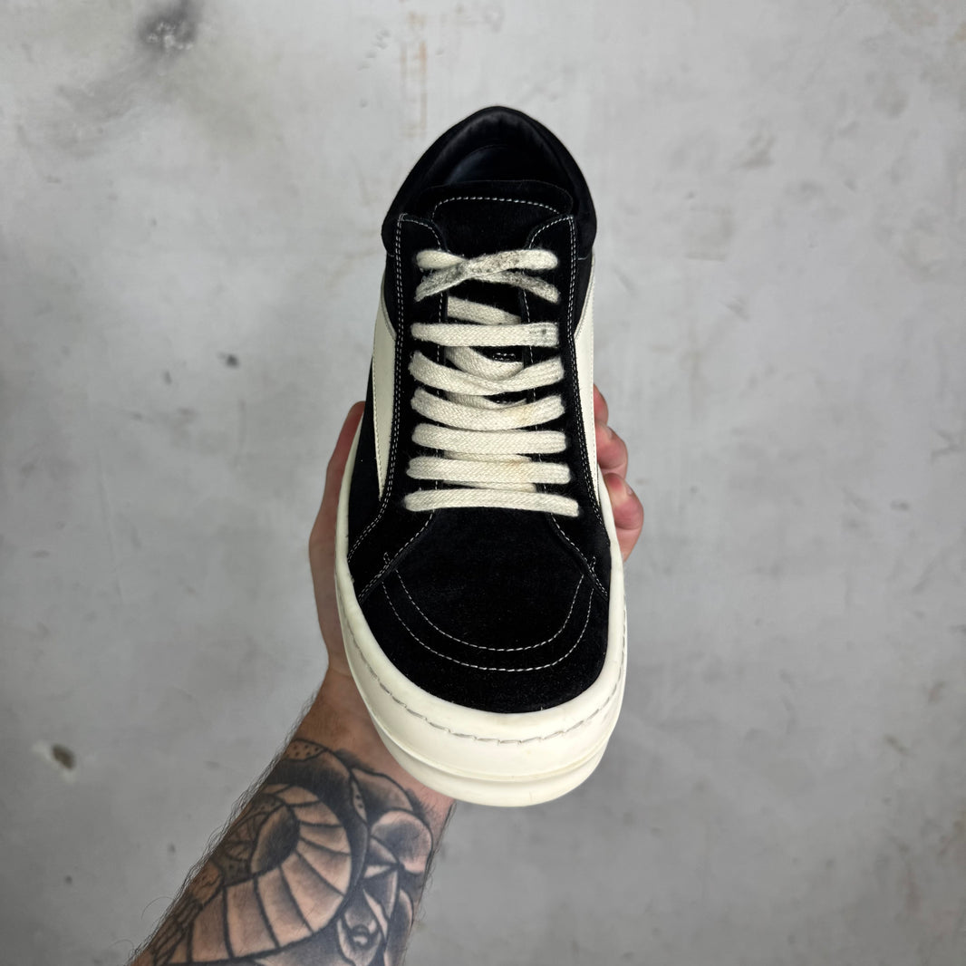 Rick Owens Black Suede Vans