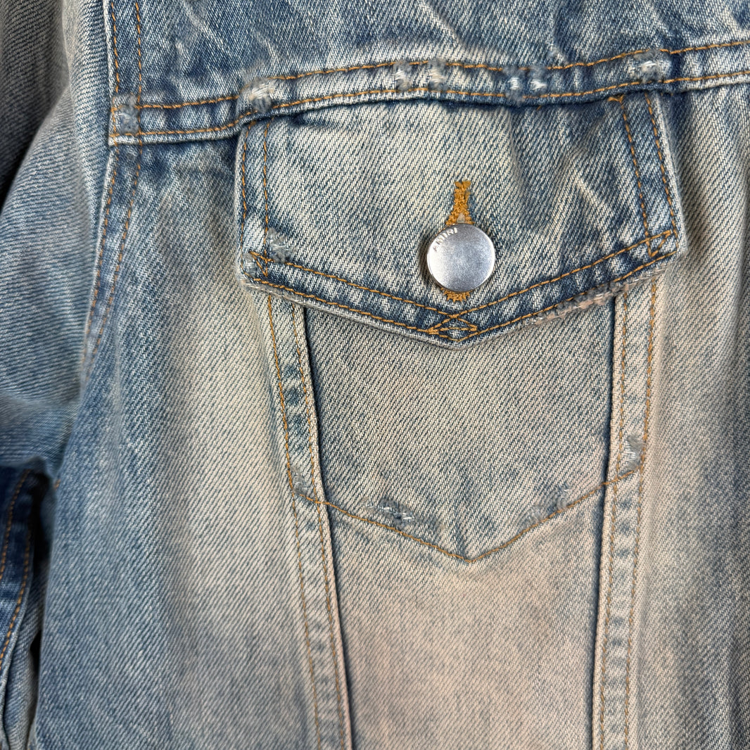 Amiri Chainstitch Detail Denim Jacket