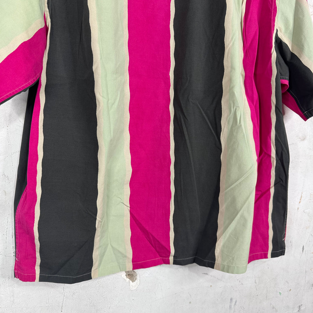 Prada Patterened Watercolor Bowling Shirt