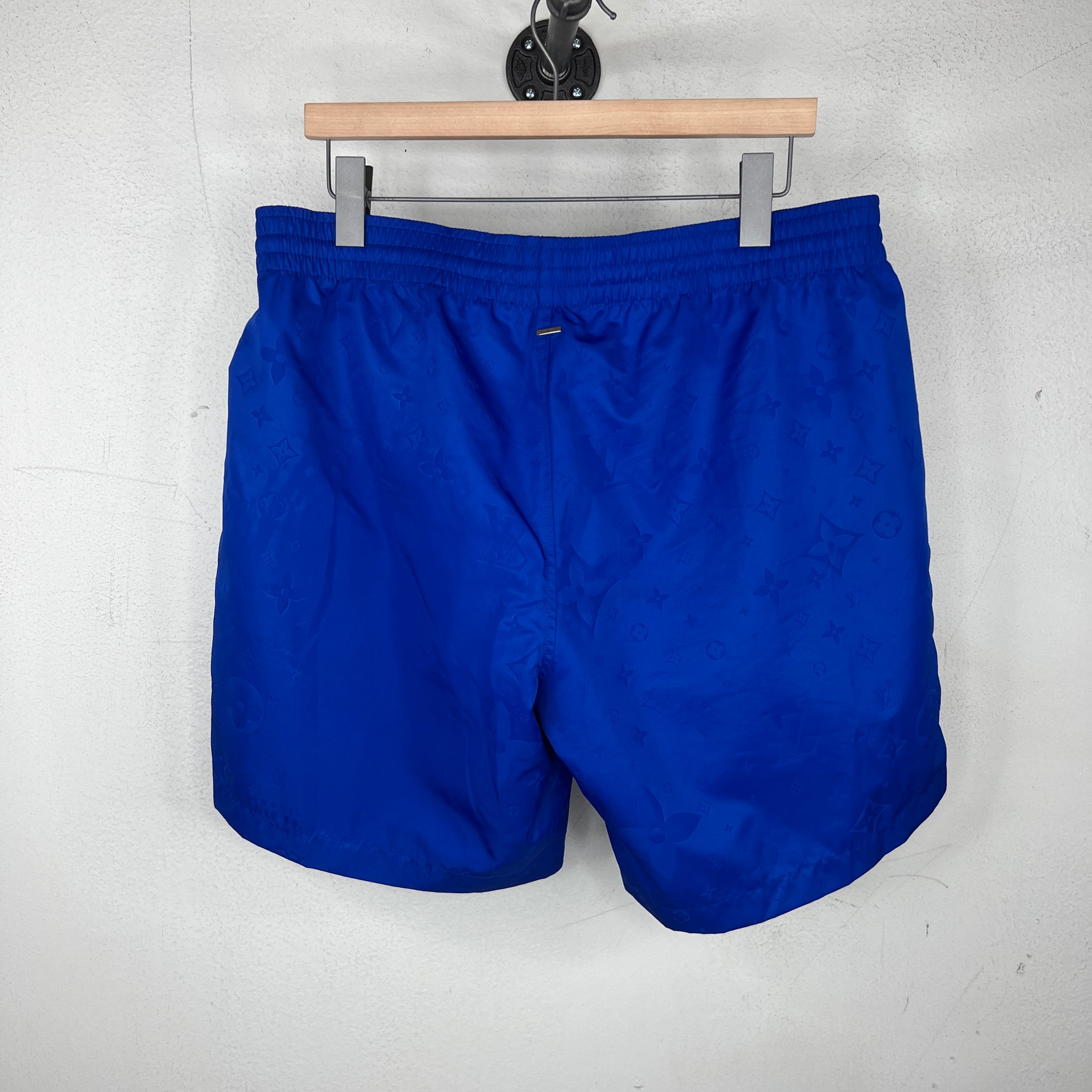 Louis Vuitton Blue Monogram Swim Trunks