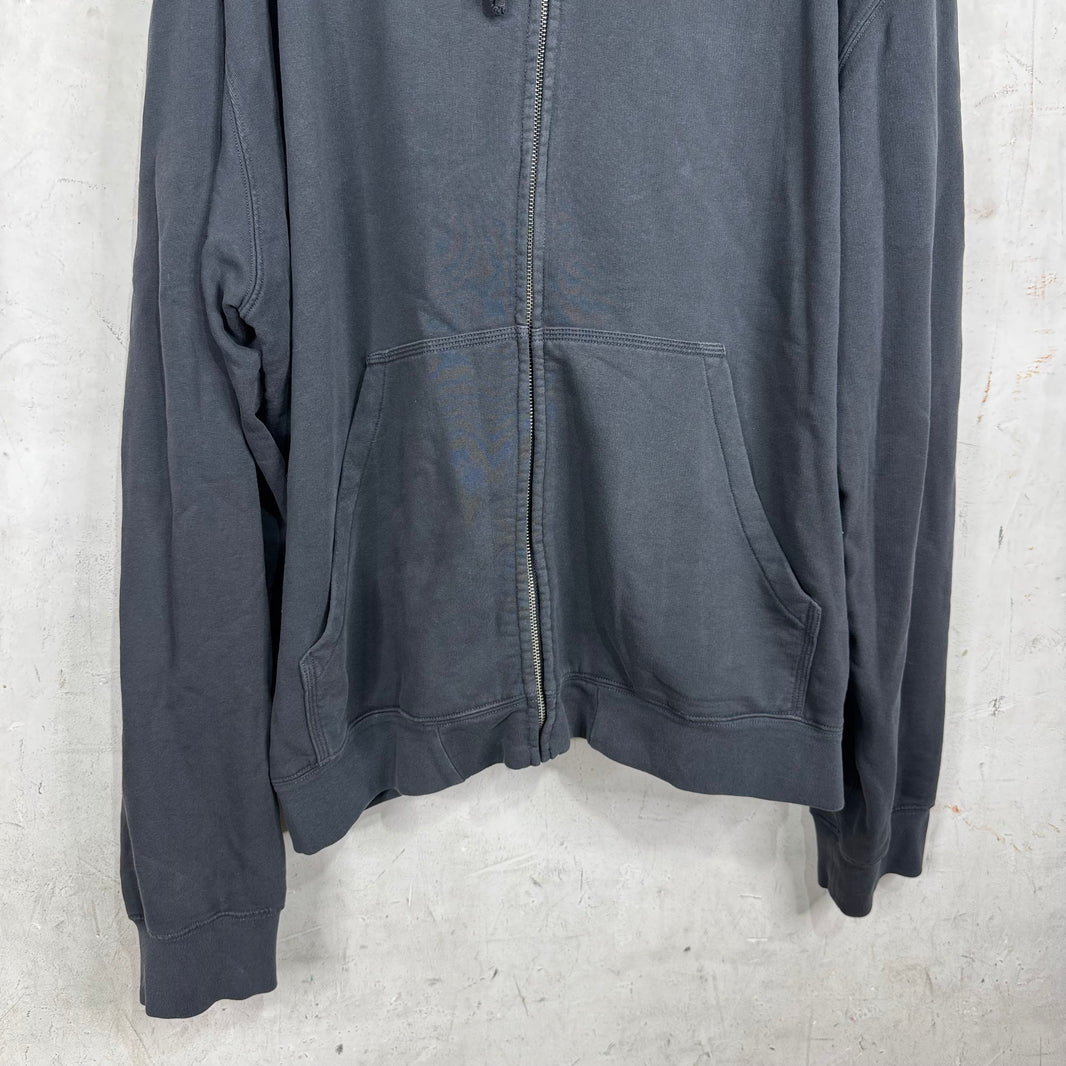 Margiela BNWT Embroidered Logo Zip Hoodie