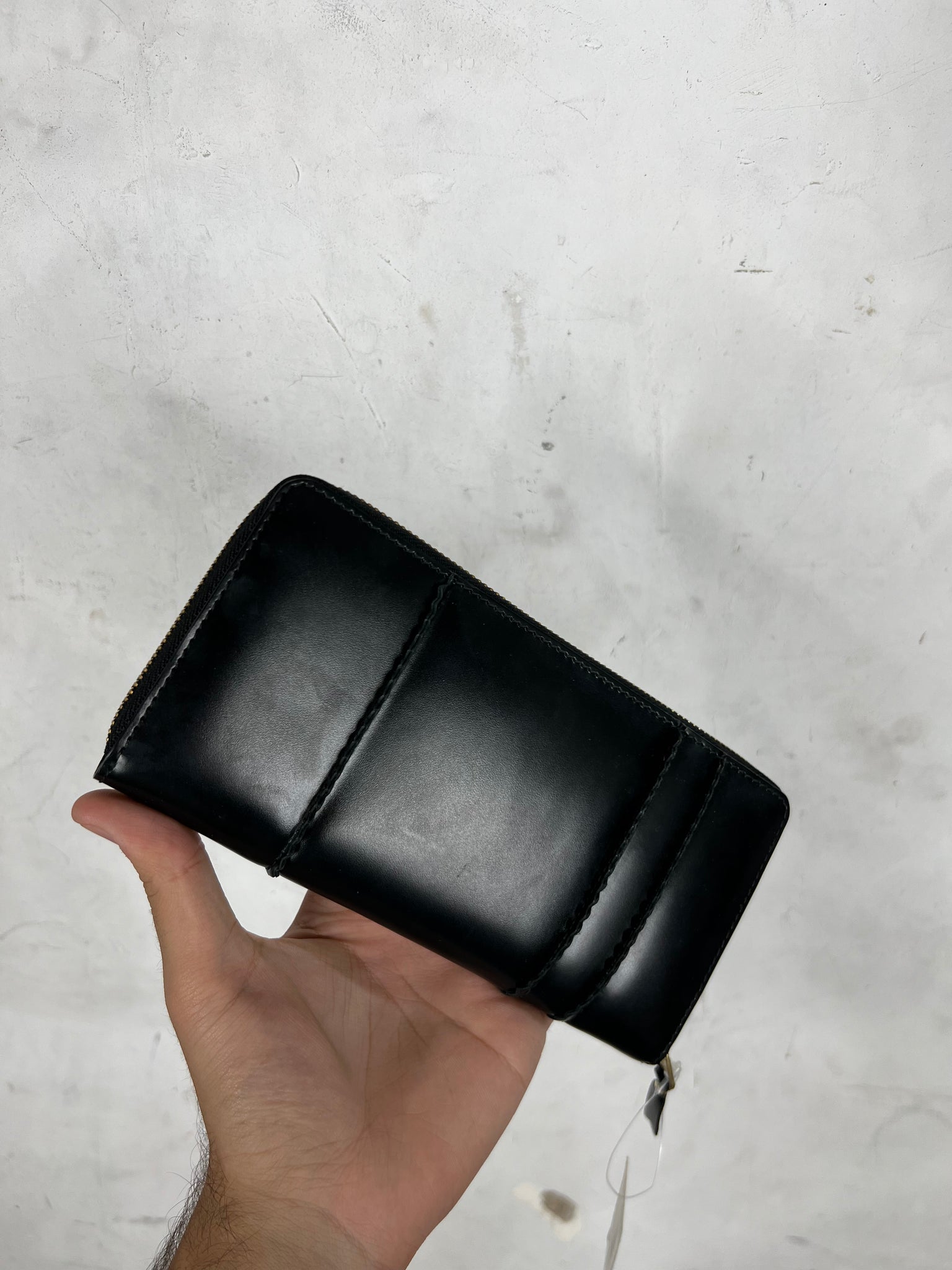 CDG Leather Long Wallet