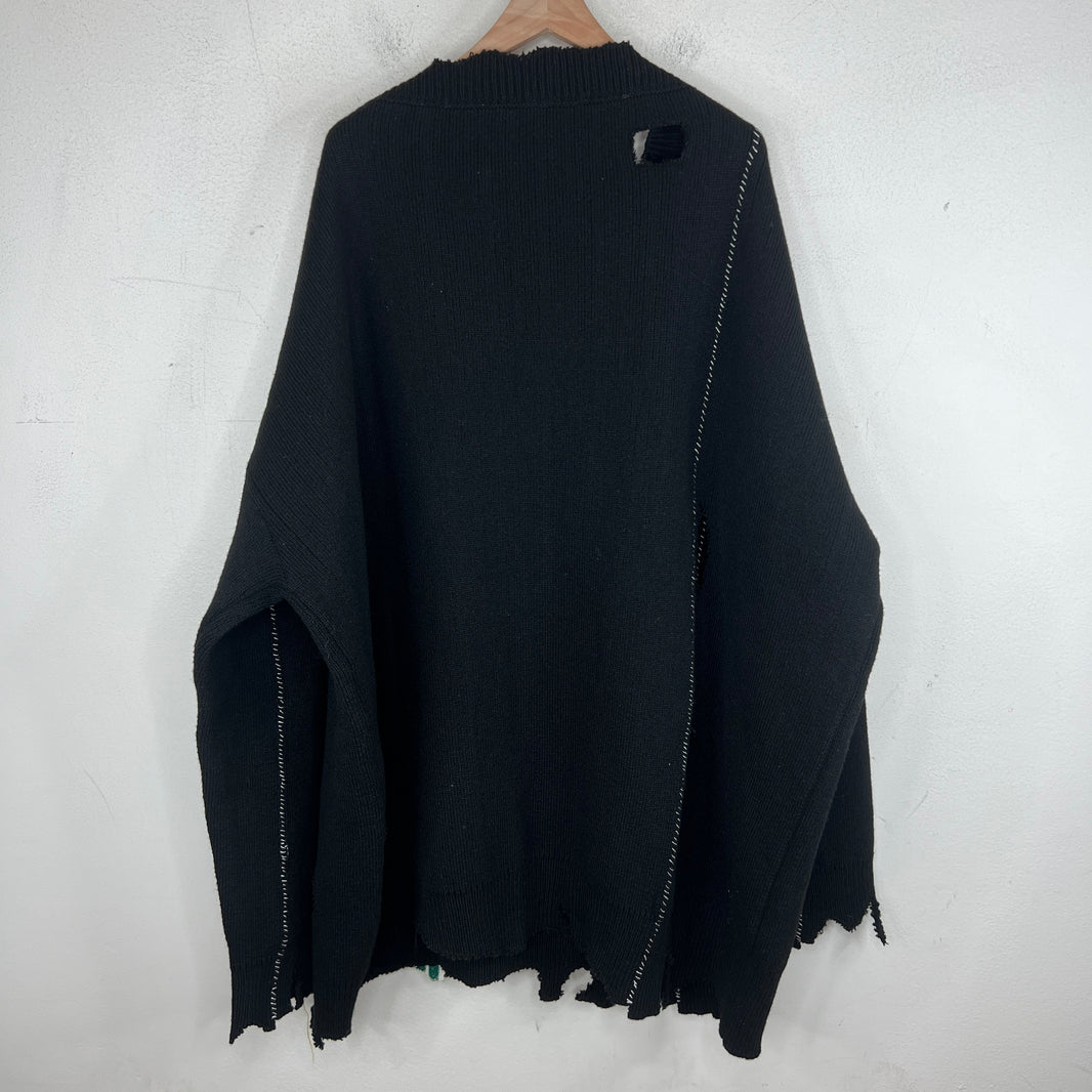 Raf Simons Oversized Distressed Rena Sweater