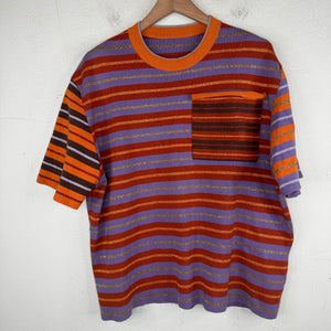 Jacquemus Striped Knit Purple Shirt