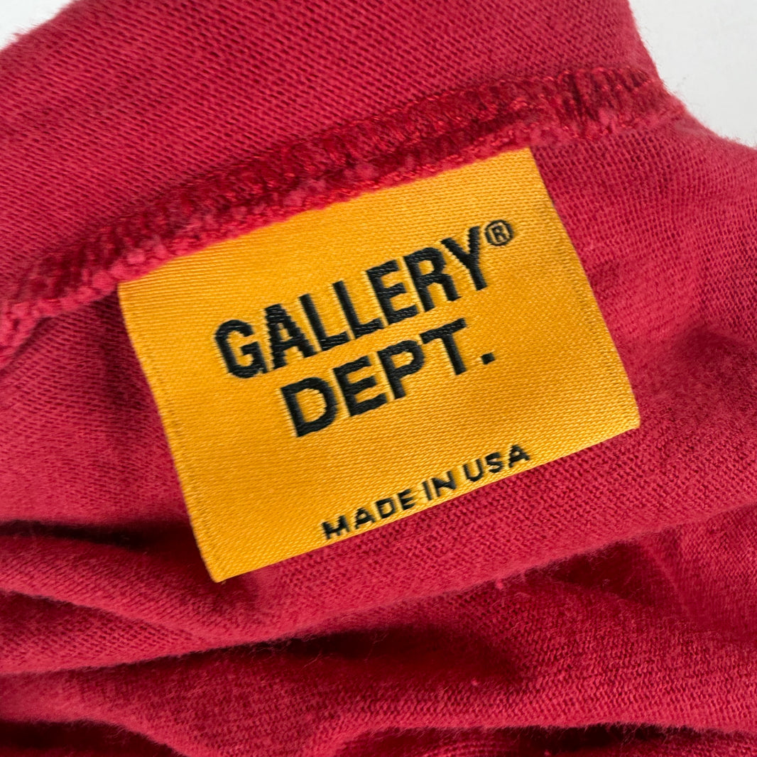 Gallery Dept Red Painted Shorts