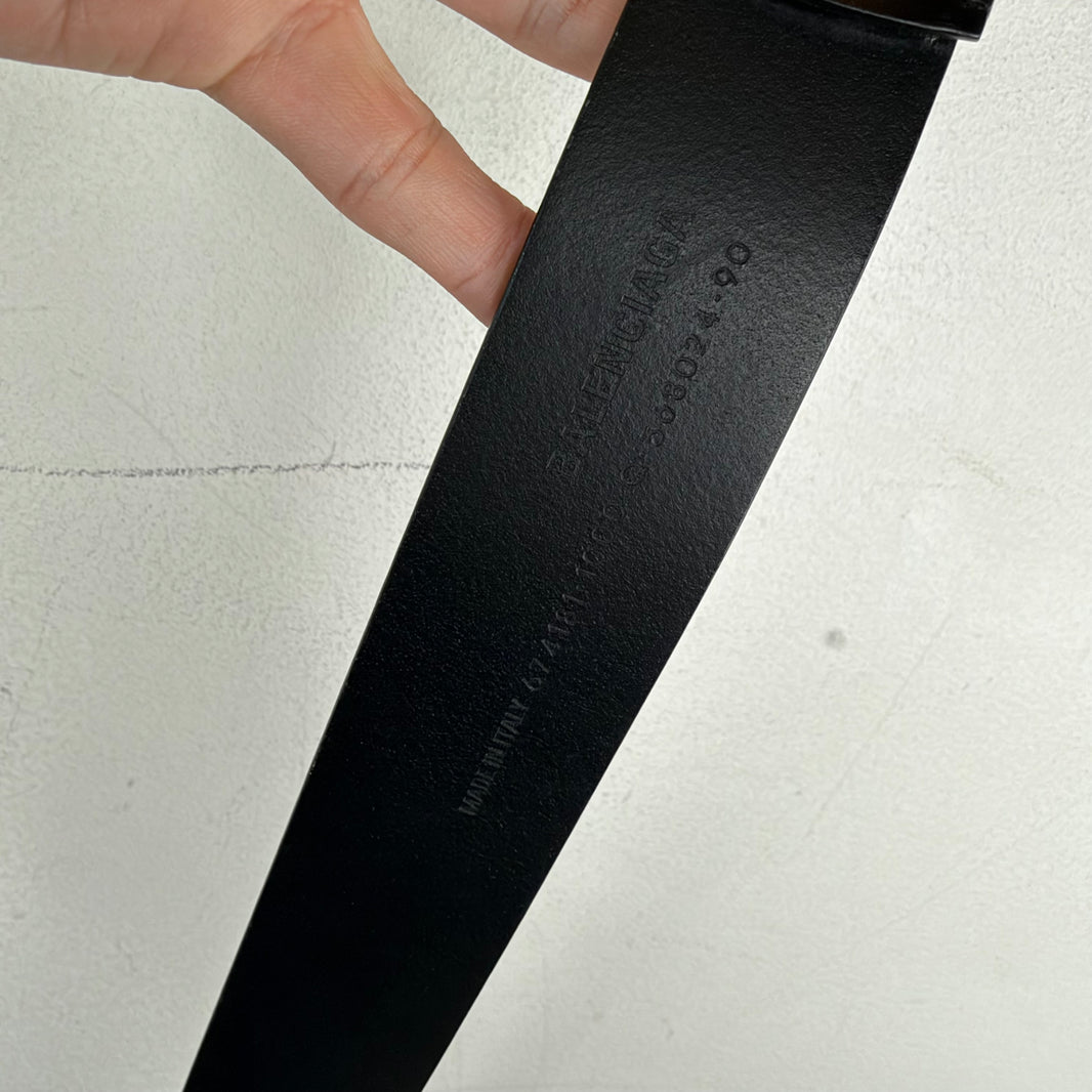 Balenciaga Gold Interlock BB Belt