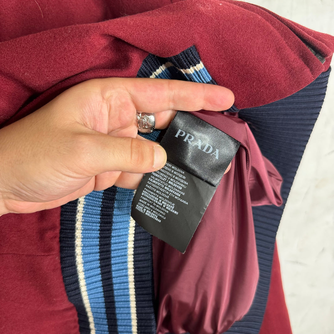 Prada 14' Wool Bomber Jacket