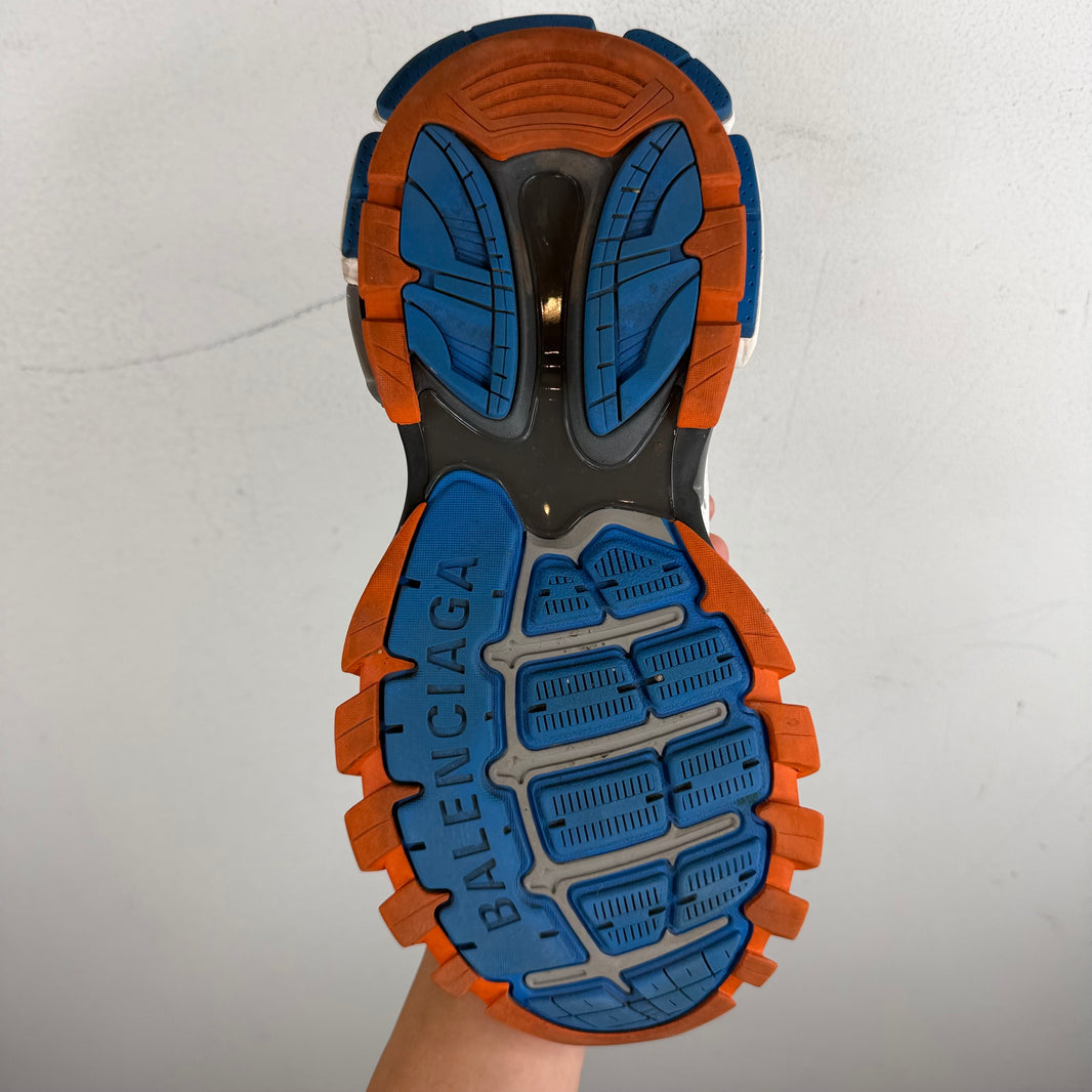 Balenciaga Orange/Blue Track Sneakers