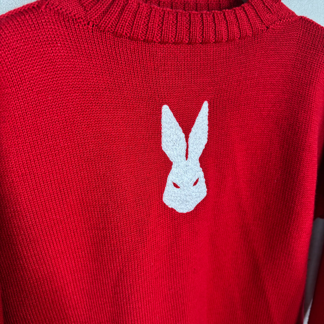 Margiela Red Bunny Wool Sweater