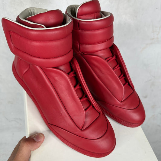 Margiela Red Leather Future Highs