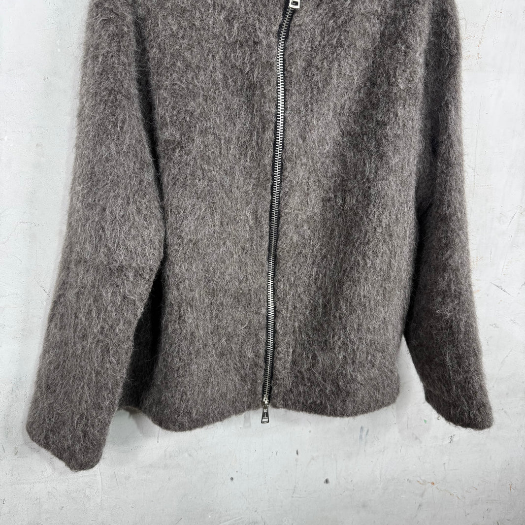 Our Legacy Mohair Full Zip Hoodie