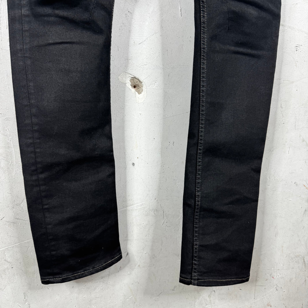 DRKSHDW Kiss The Carpet Waxed Detroit Jeans
