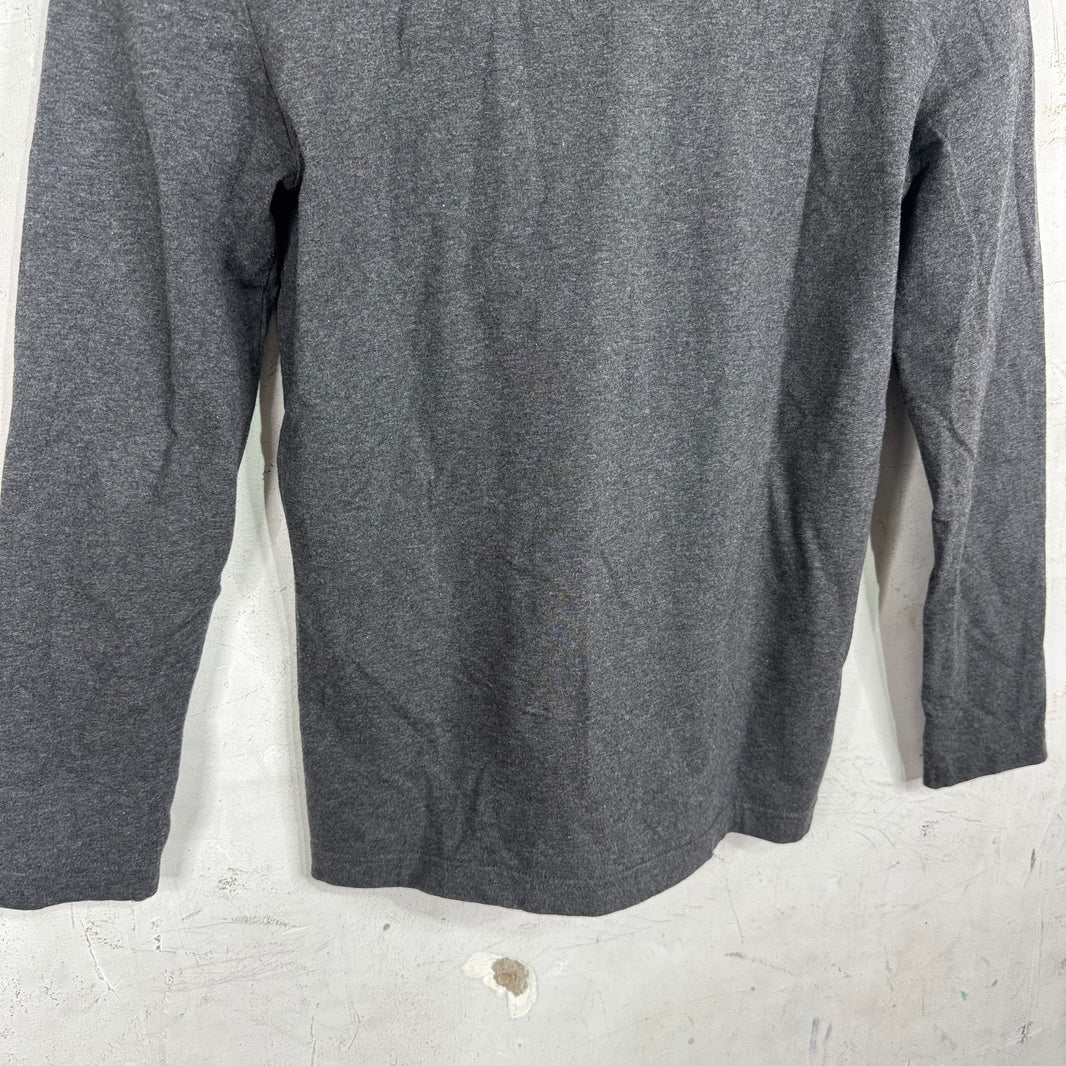 Balenciaga Grey Shoulder Padded L/S T-Shirt