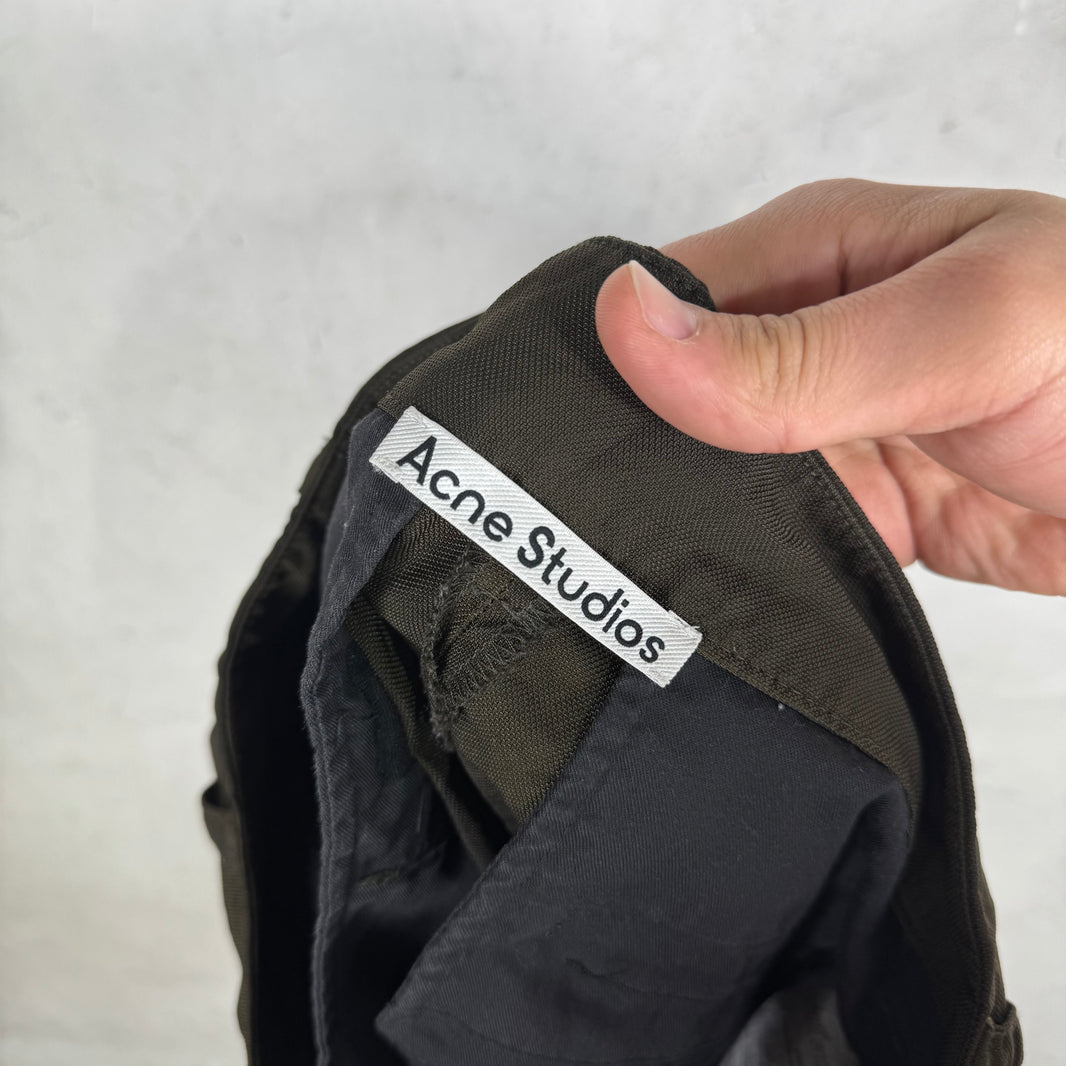 Acne Studios Nylon Olive Shorts
