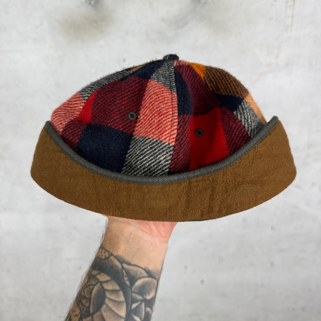 RRL Wool Plaid Earflap Hat