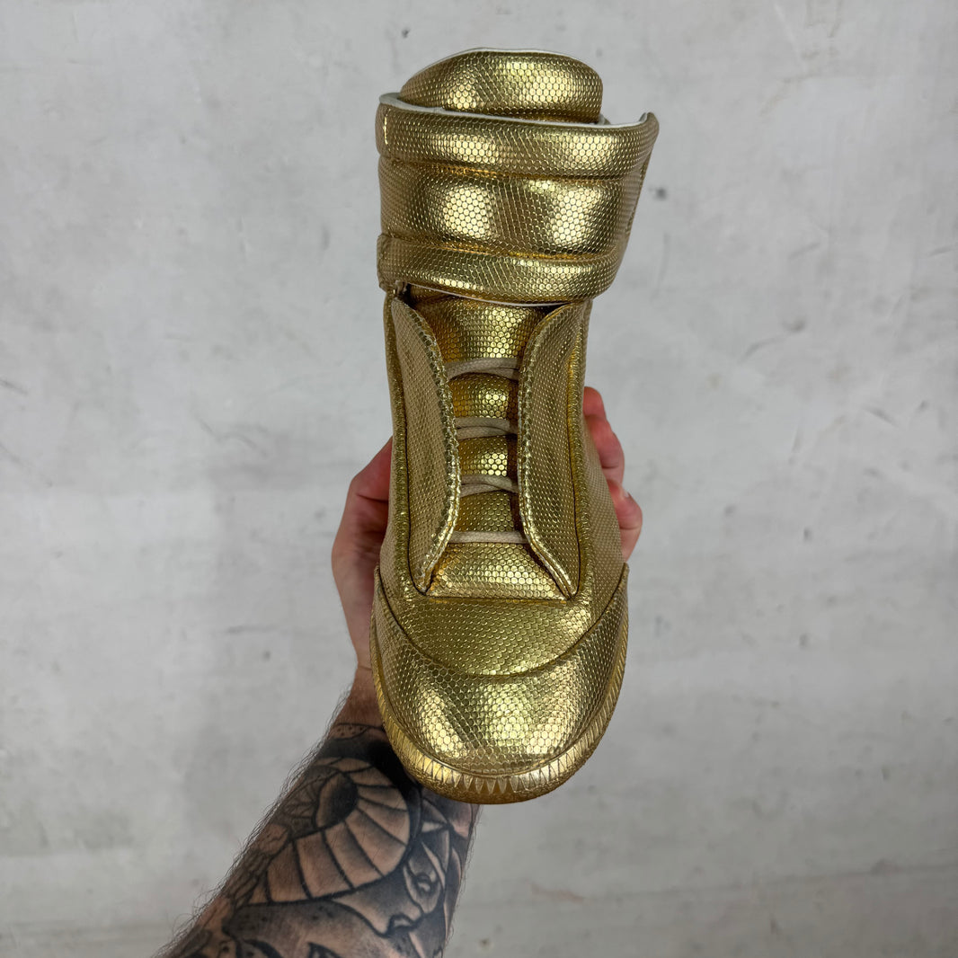 Margiela Gold Patterned Future Highs