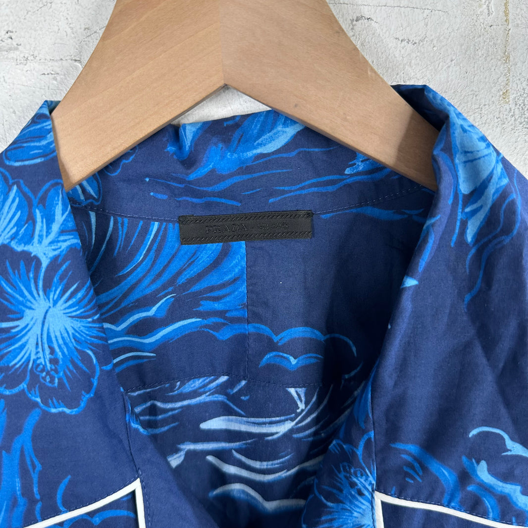 Prada Blue Beach Light Shirt