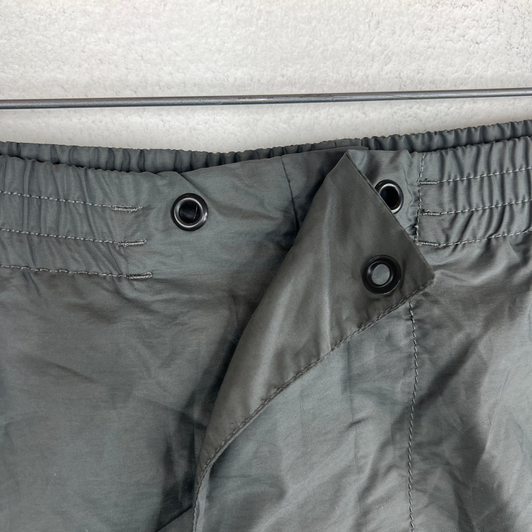 Prada Gray Side Zip Swim Shorts