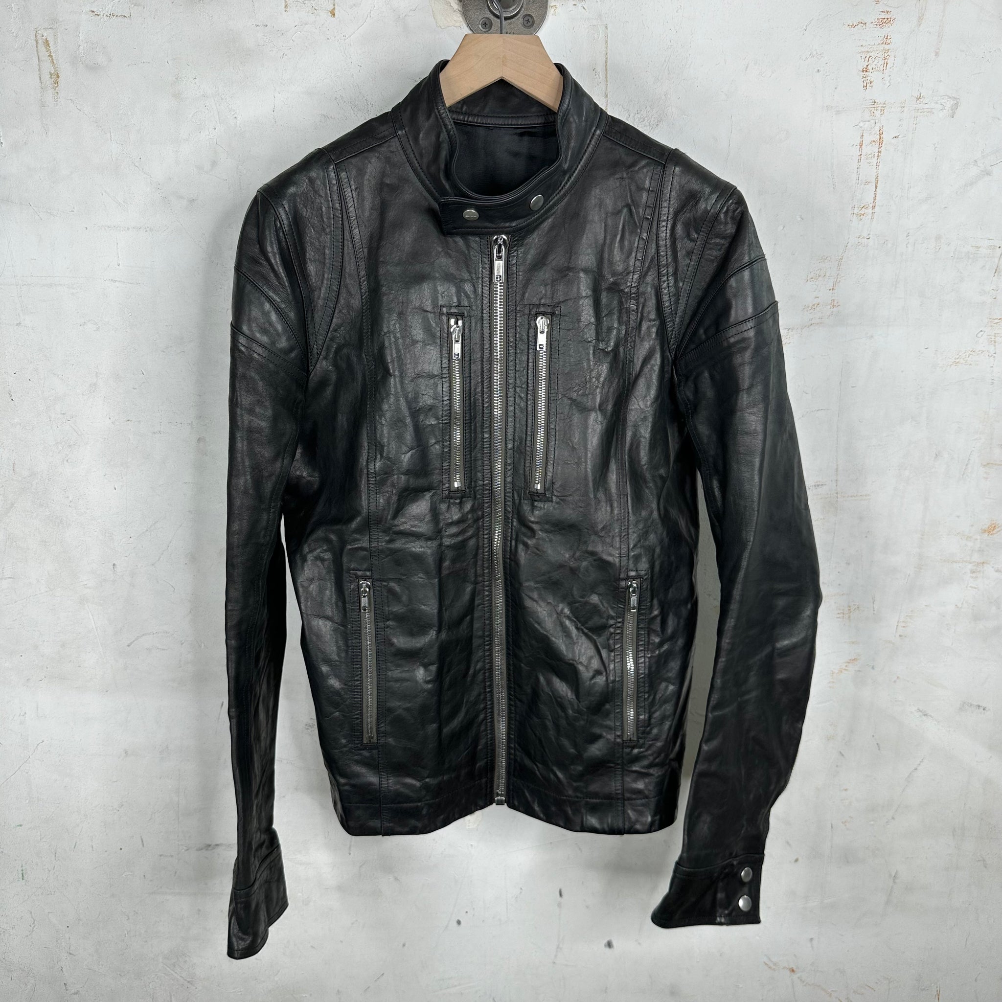 Rick Owens Calf Leather Jacket