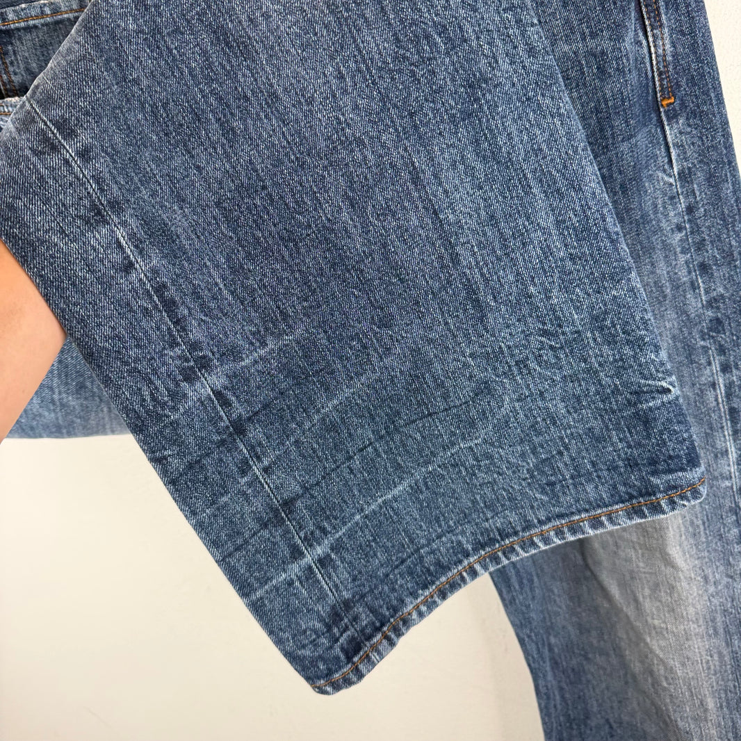 Jacquemus Le Raphia Blue Wash Jeans