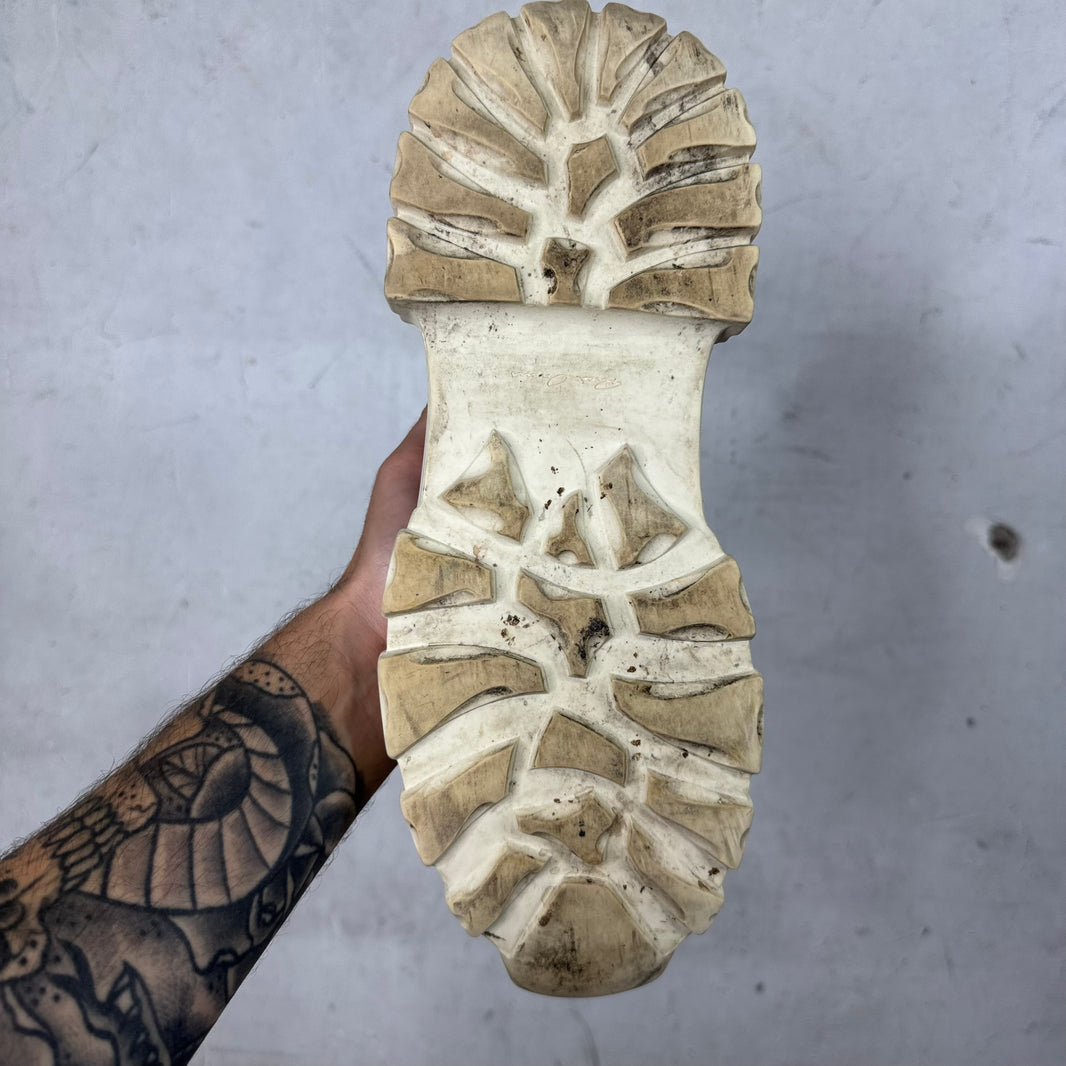 Rick Owens Lace Up Tractor Boots