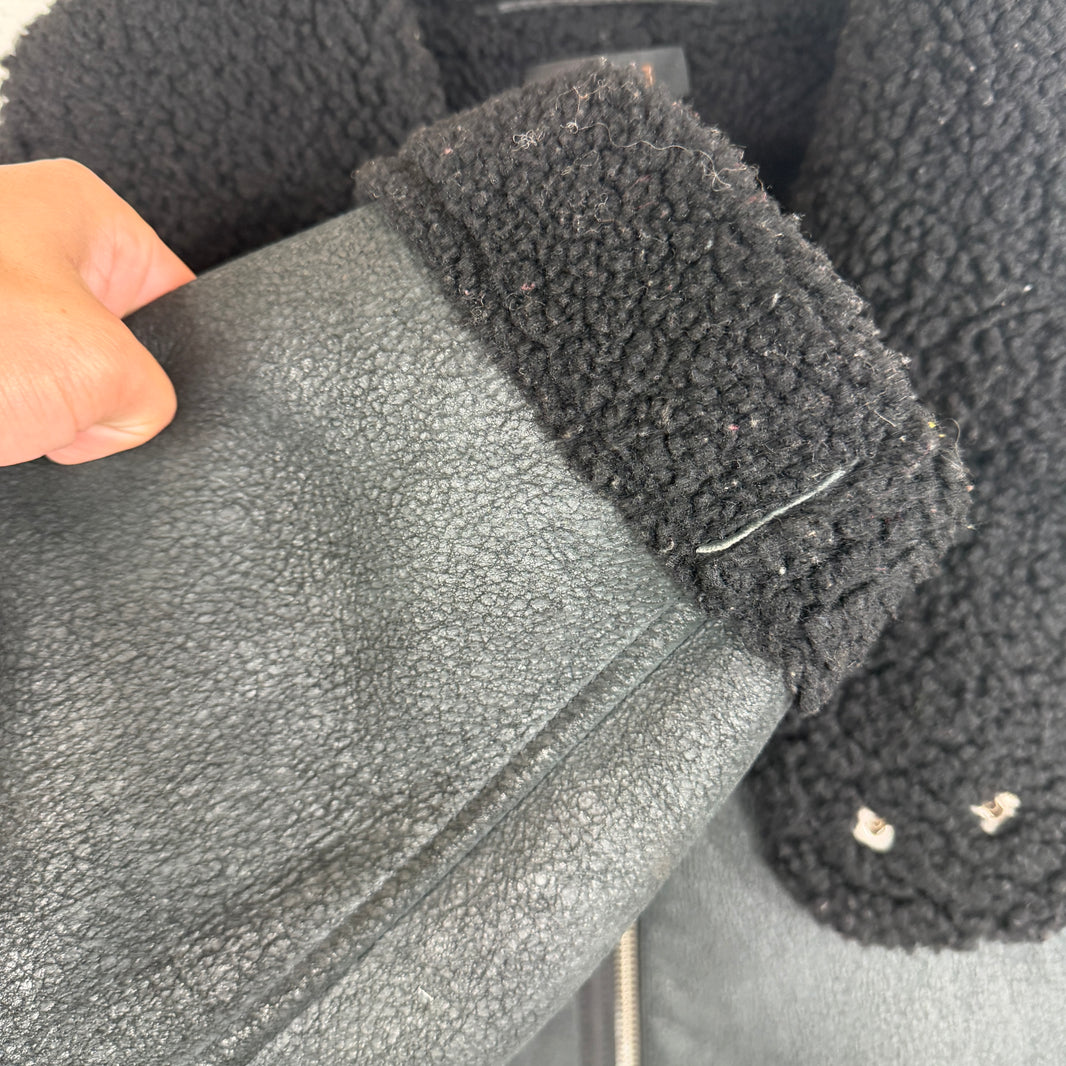 Yeezy Season 3 Shearling Lamb Leather Jacket