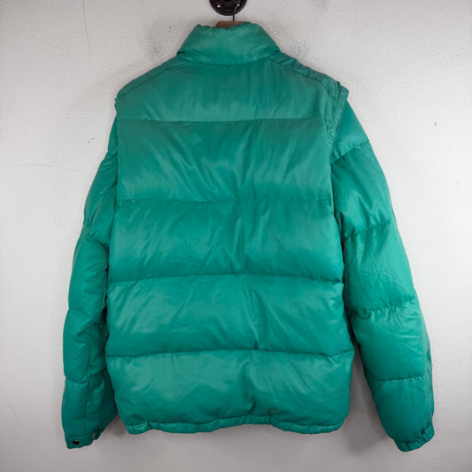 Moncler Green Convertible Puffer Jacket
