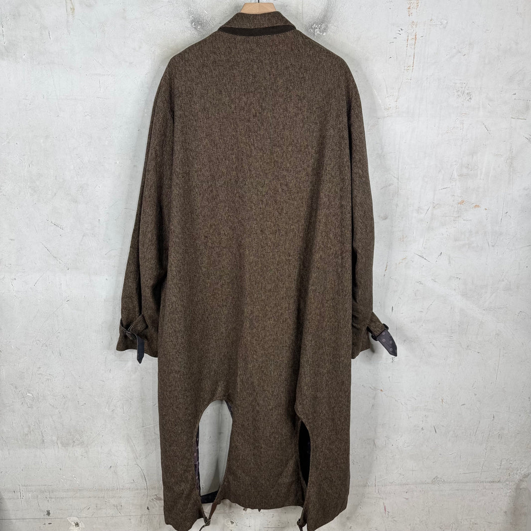 Kapital Tweed Piano Farm Trench Coat