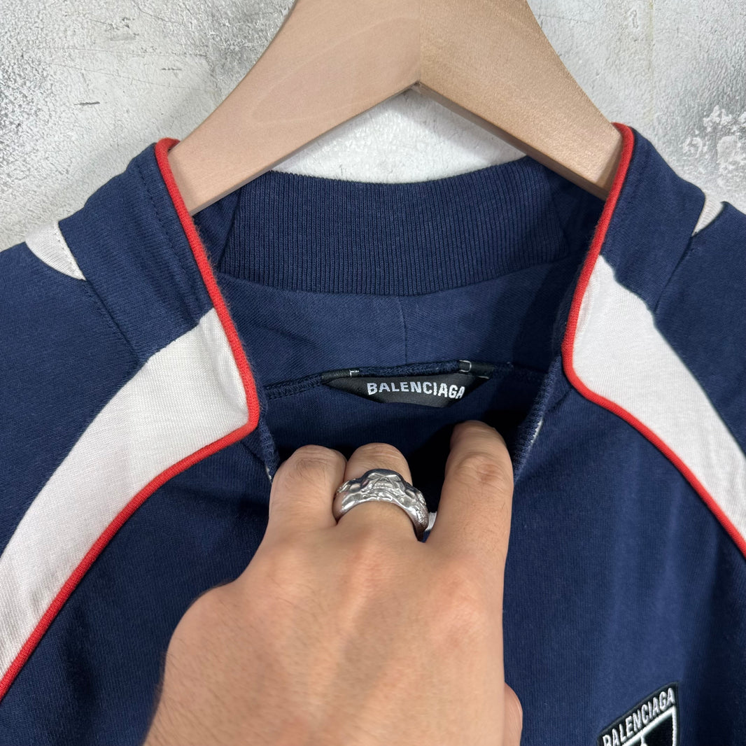 Balenciaga Sample Paris Crest Soccer Top