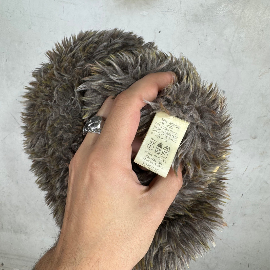 Kapital Acrylic Faux Fur Shaggy Beanie