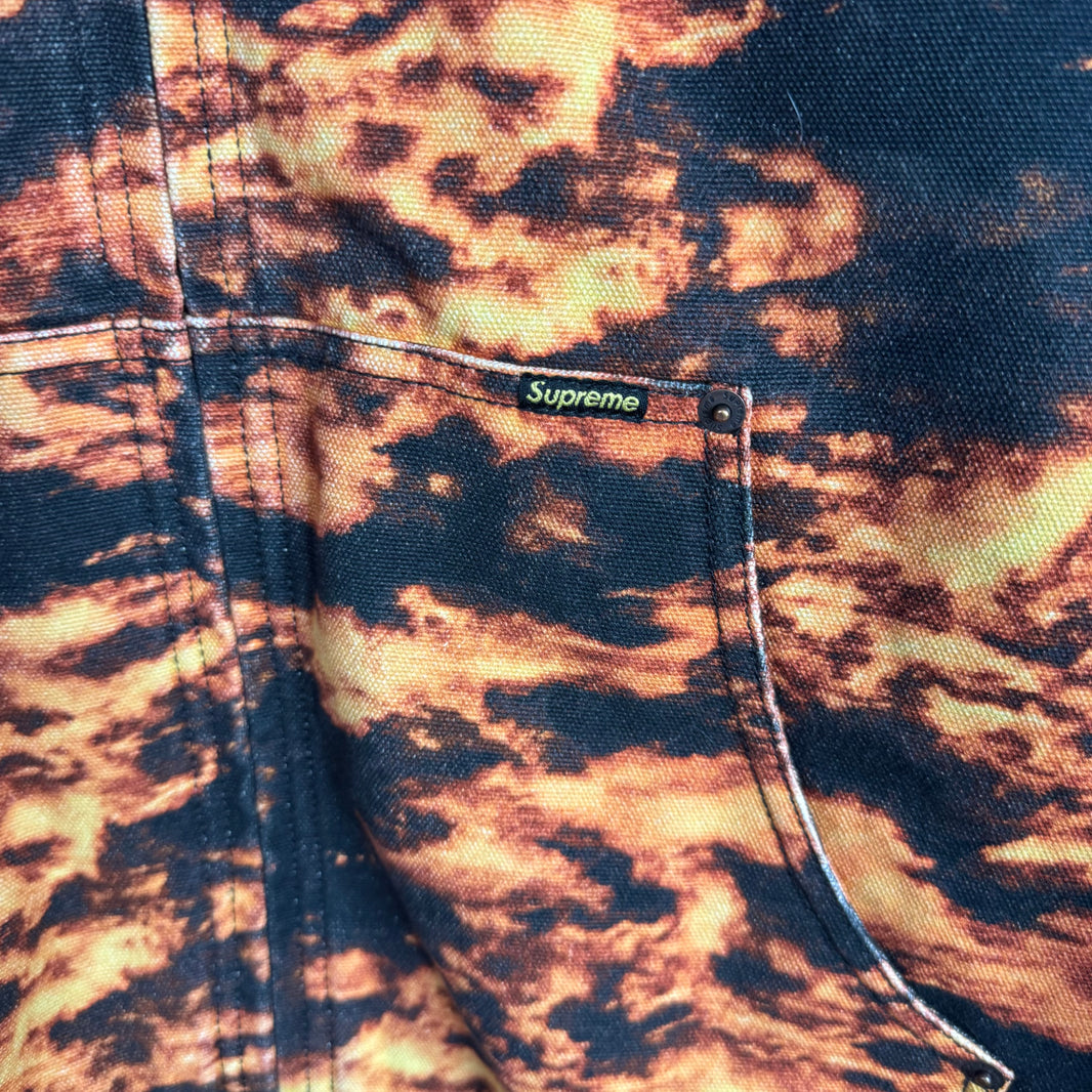 Supreme Orange AOL Work Jacket