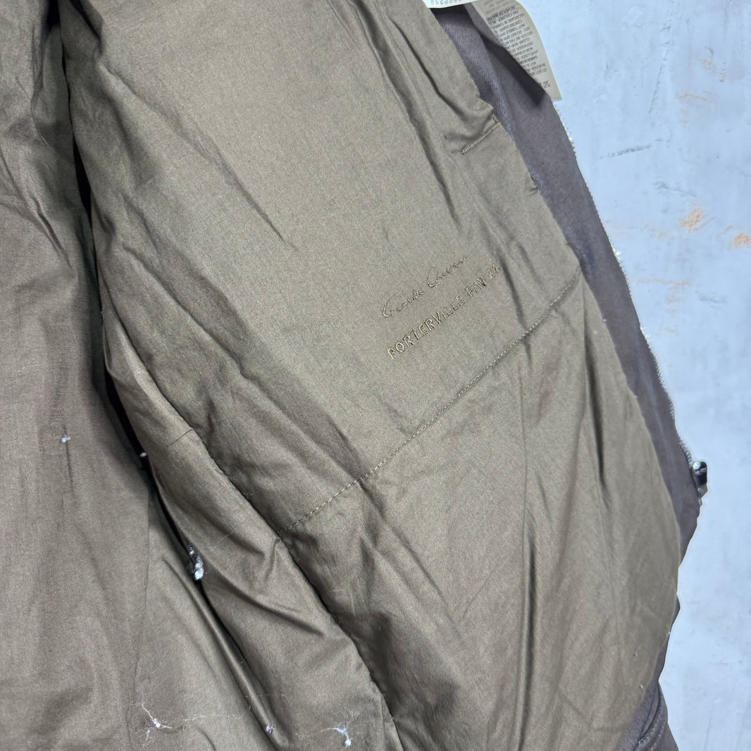 Rick Owens Brad Jacket Brown