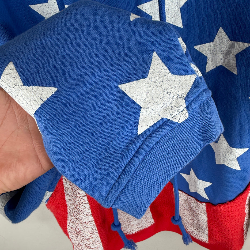 ERL American Flag Swirl Hoodie