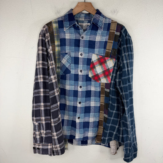 Needles Rebuild 7 Cut Button Up Flannel