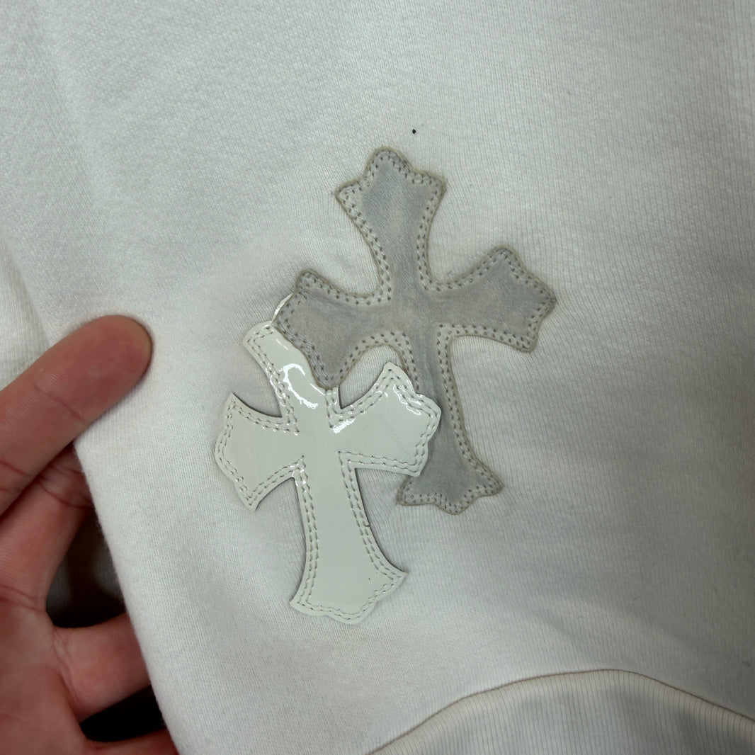 Chrome Hearts White 22 Patch Sweater