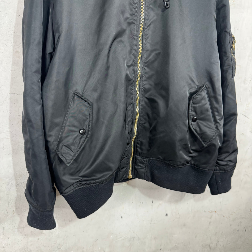 Supreme MA-1 Hooded Logo Bomber