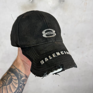 Balenciaga Unity Distressed Knotch Hat