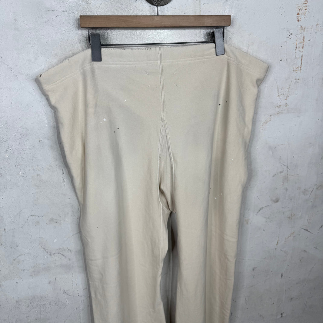 Margiela Thin Beige Painter Sweatpants