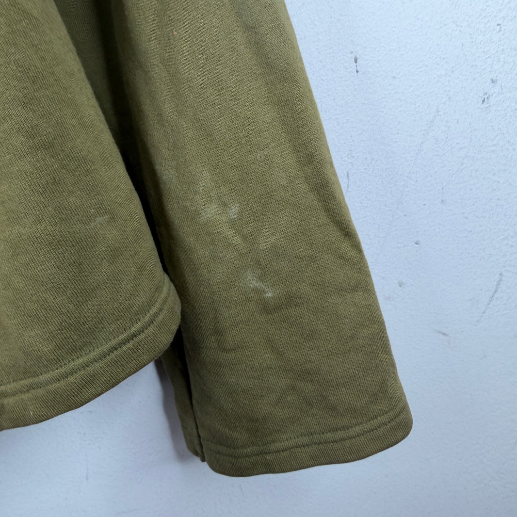 Number Nine Hybrid Knit Detail Snap Button Sweater