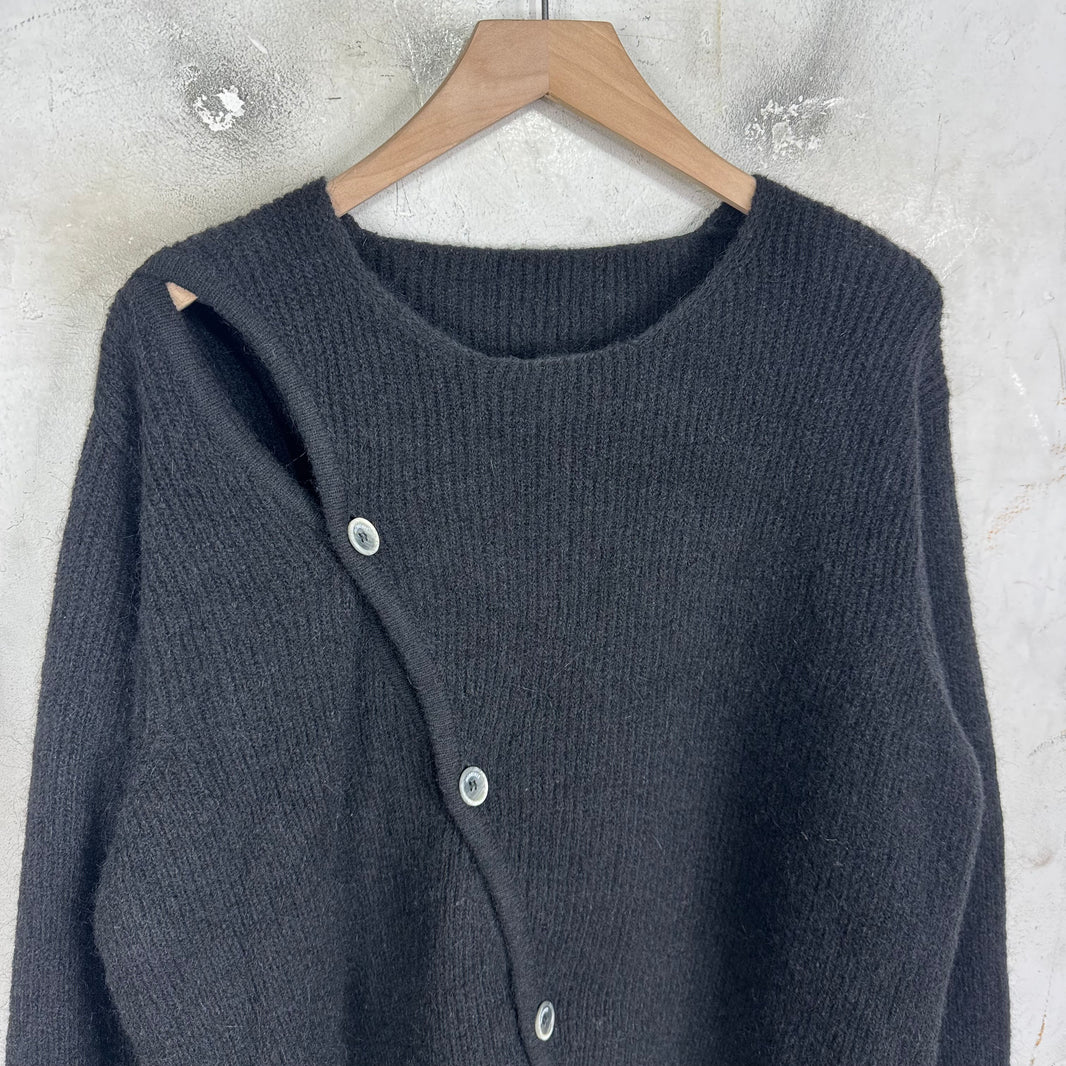 Jacquemus Asymmetrical Buttoned Cardigan Sweater