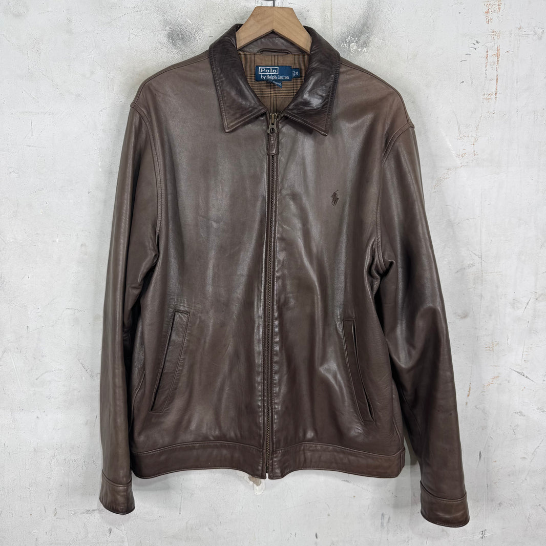 Ralph Lauren Leather Brown Jacket
