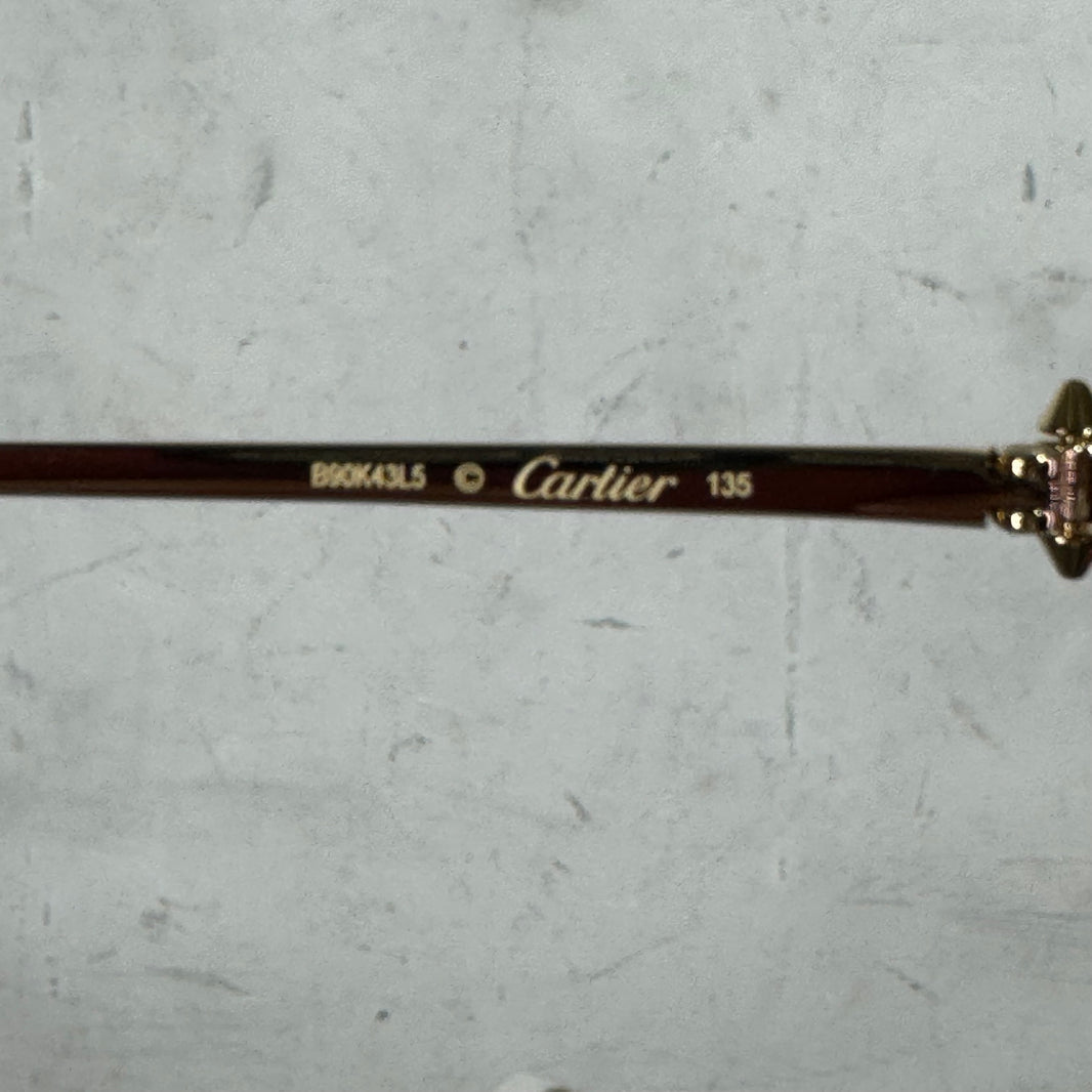 Cartier Gold CT0645S Wire Sunglasses