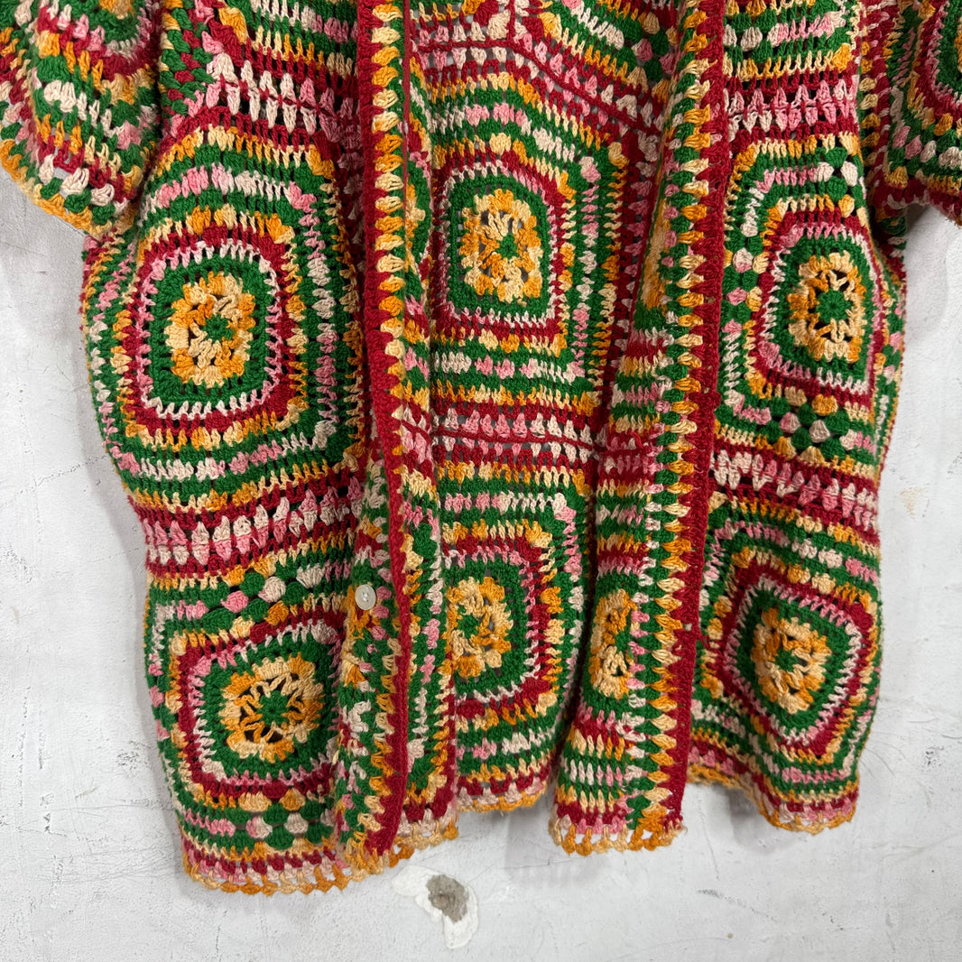 Bode Multicolor Crochet Shirt