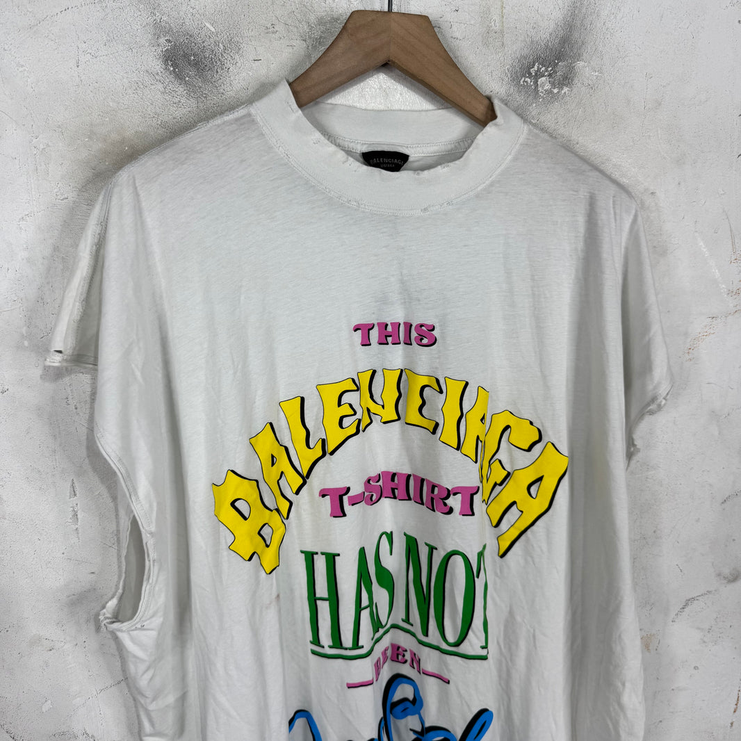 Balenciaga Sleeveless Done Before T-Shirt