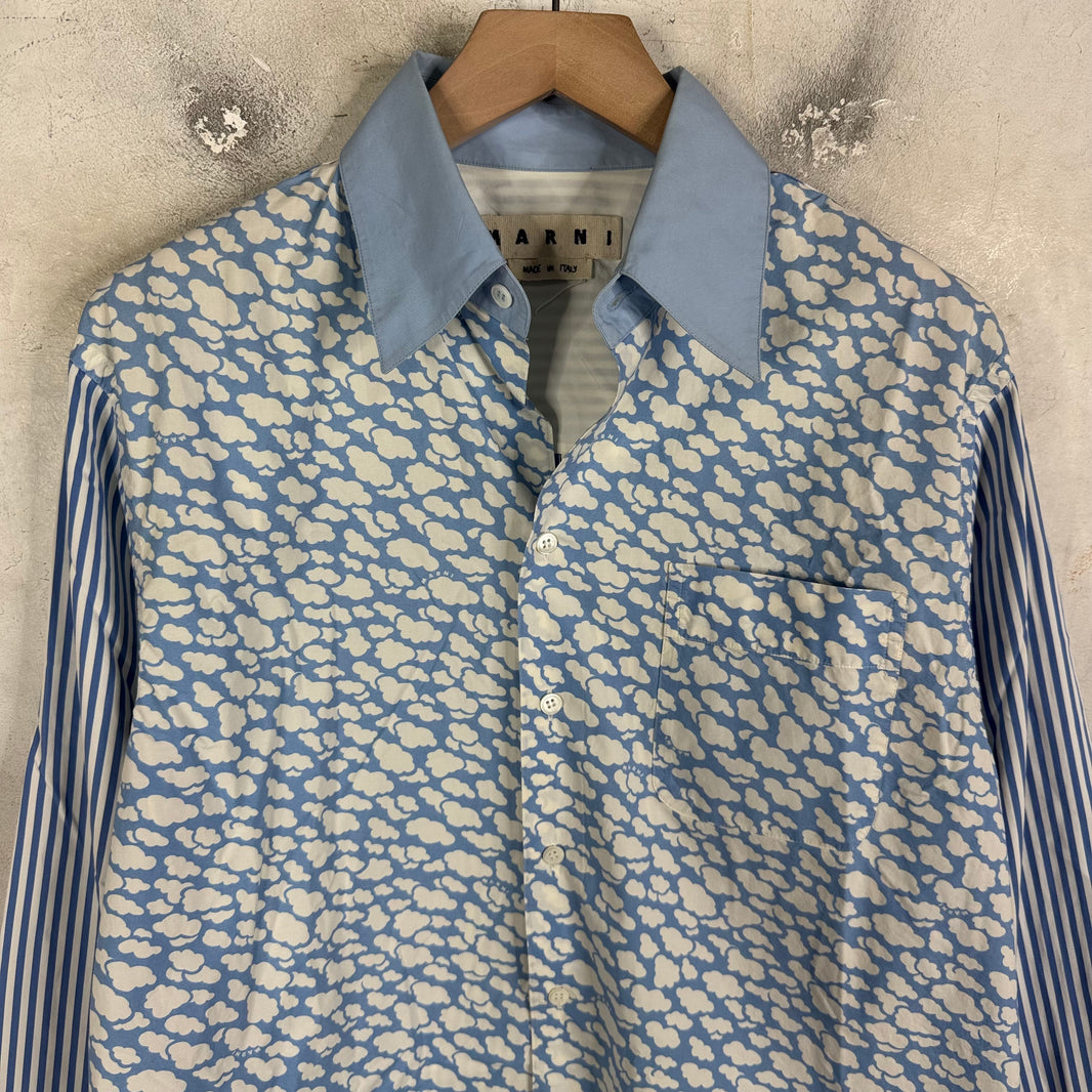 Marni Stripes/Clouds LS Button Up Shirt