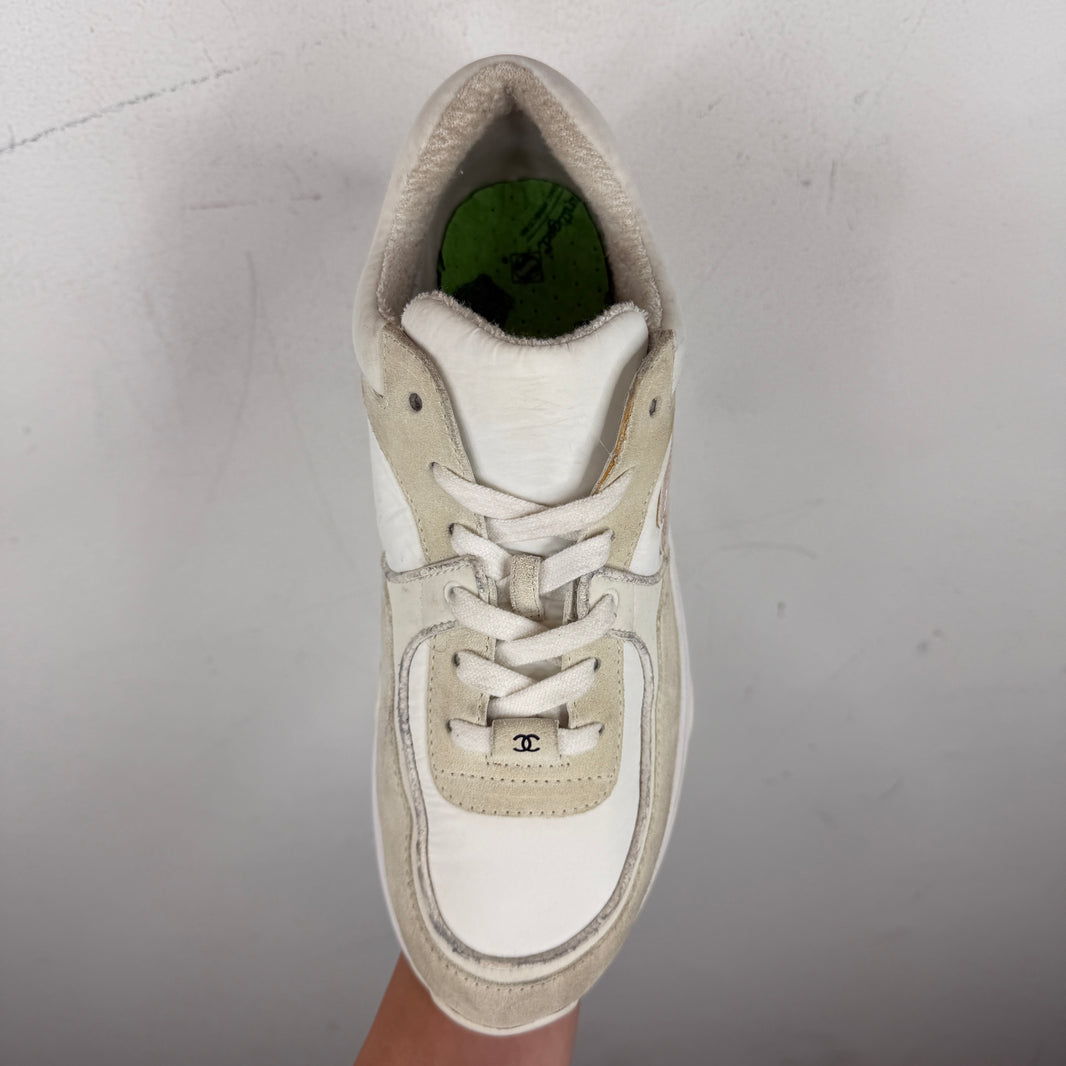Chanel CC White Runners