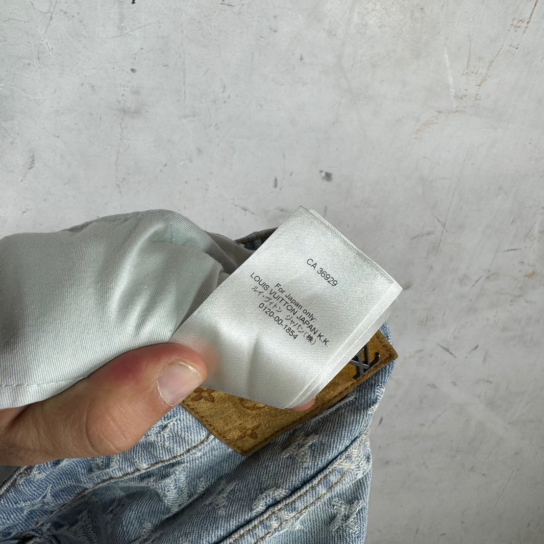 Louis Vuitton Monogram Grafitti Jeans