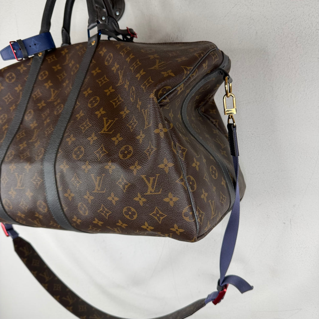 Louis Vuitton Kim Jones Keepall 55 Bandolier Duffel Bag